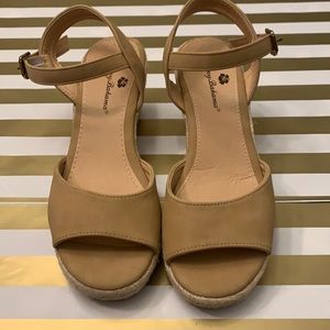 Tommy Bahama Espadrilles Wedge Sandals size 6.5